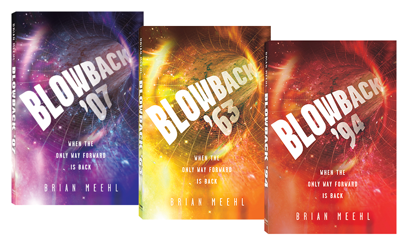 Blowback Trilogy revised editions book covers